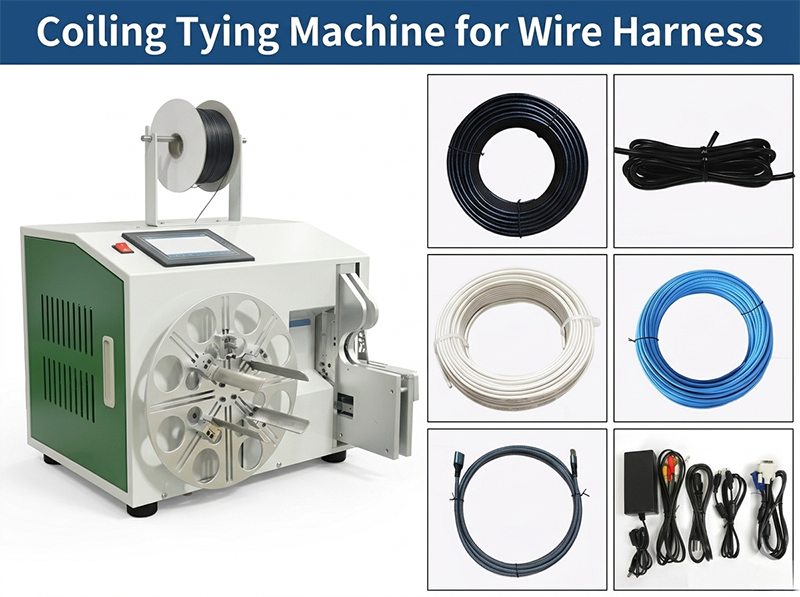 Máy quấn và buộc cáp tự động WPM-212L – Giải pháp đóng gói dây điện hiệu quả