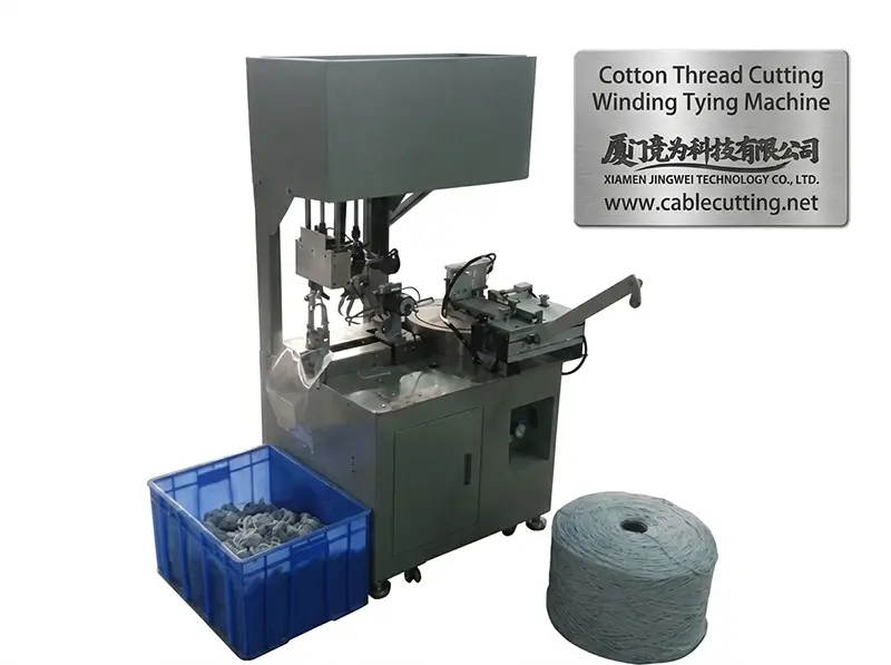 Máy Cắt Cuộn Buộc Chỉ Bông Tự Động WPM-81S - Năng Suất 1200 Cái/giờ