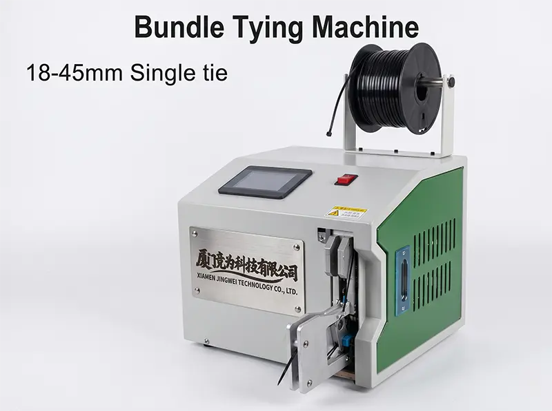 Máy Buộc Bó Dây Tự Động Màn Hình Cảm Ứng Cho Dây 18-45mm WPM-845C