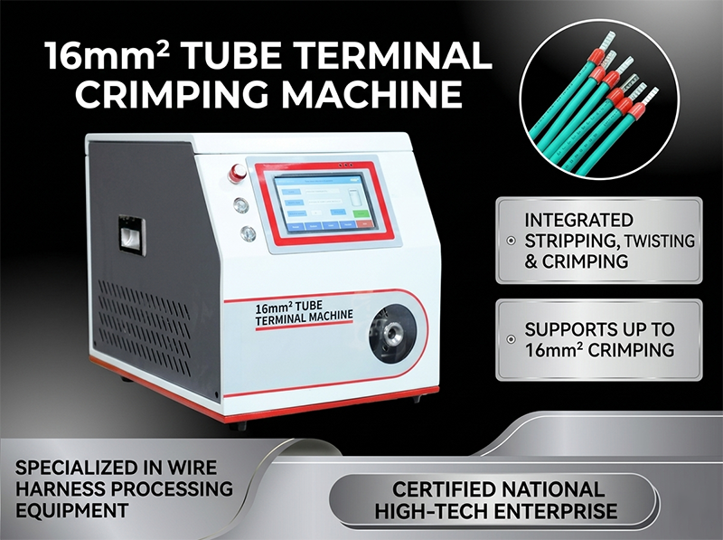 Máy Tuốt Dây Bấm Cốt Tự Động Cho Dây Cách Điện Sẵn WPM-5-40 | JINGWEI