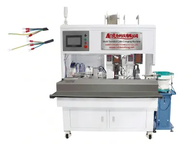 Máy Dập Cáp Tự Động Đa Đầu Nối Xử Lý Dây 3-4 Lõi WPM-555 - Máy Dập Đầu Cos Bán Tự Động