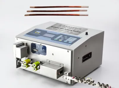 Máy Cắt Tuốt Dây Tráng Men Tự Động 1-6mm WPM-1-6 - Máy Chải Dây Bán Tự Động