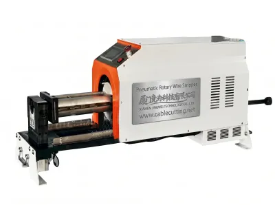 Máy Bóc Vỏ Dây Xoay Khí Nén Chính Xác 50mm WPM-X600 - Máy Chải Dây Bán Tự Động