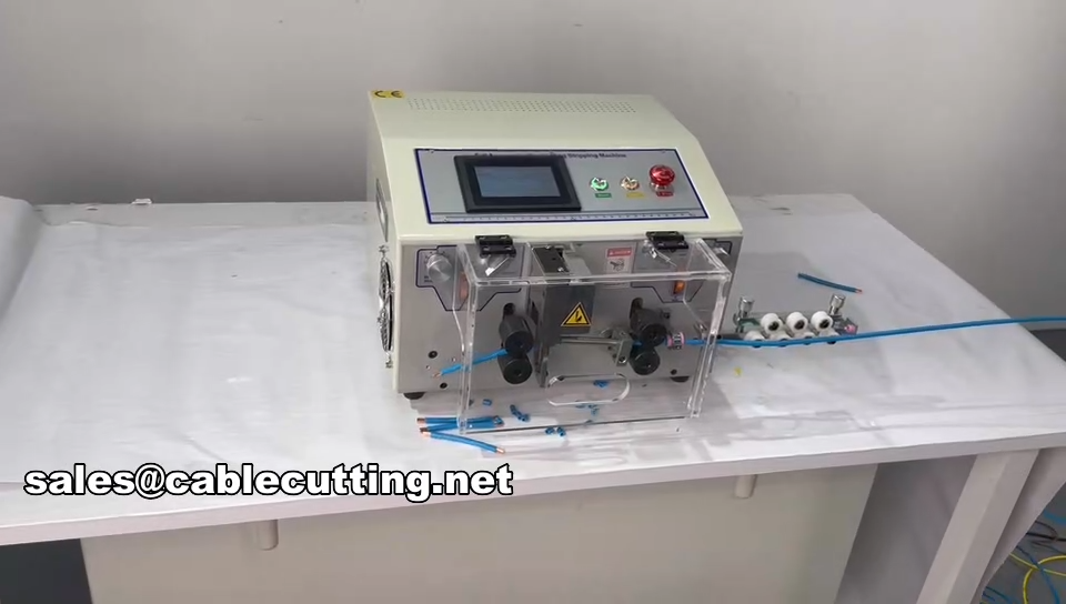 Máy Cắt Tước Dây Tự Động Màn Hình Cảm Ứng JINGWEI (0.1-10mm²) - Chất Lượng Cao