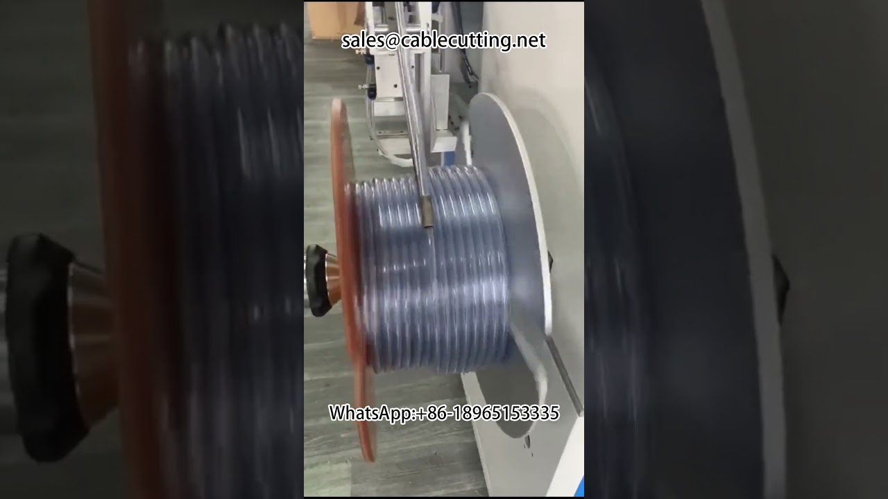Máy quấn ống, dây và cáp tự động - Đếm mét chính xác