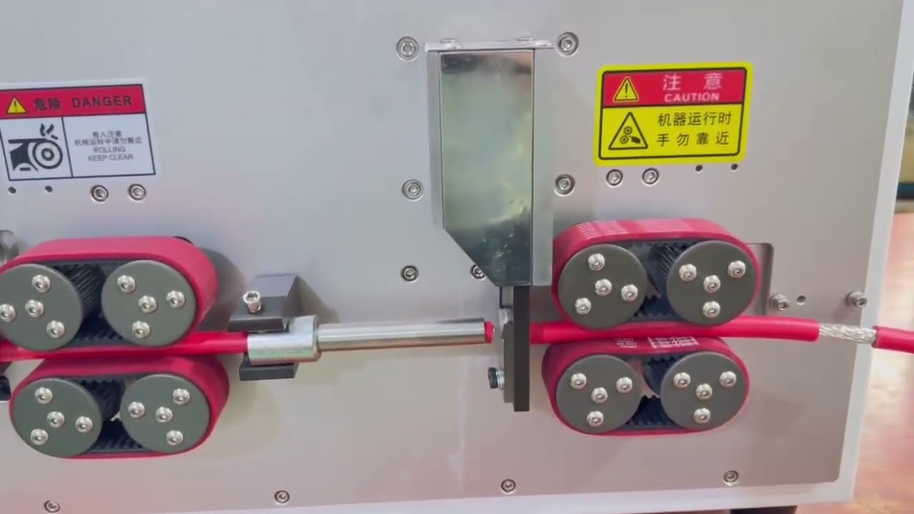 Máy tuốt dây điện tự động hoàn toàn – Cắt dây thực tế, xử lý dây lên đến 35mm²