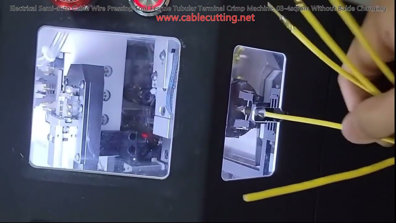 Máy Ép Đầu Cốt Bán Tự Động - Dụng Cụ Ép Đầu Cosse Cho Dây Điện