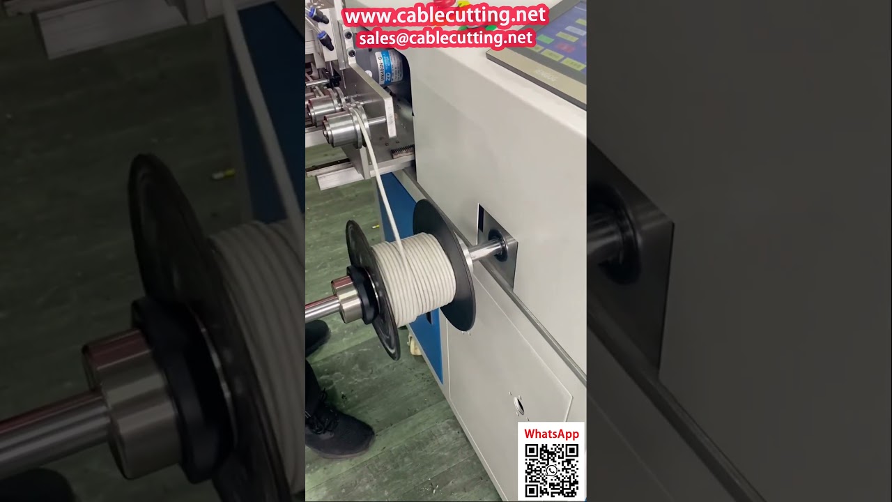 Máy 4 trong 1: Đếm, xếp, quấn, cắt dây tự động – Hỗ trợ quấn lại hiệu quả