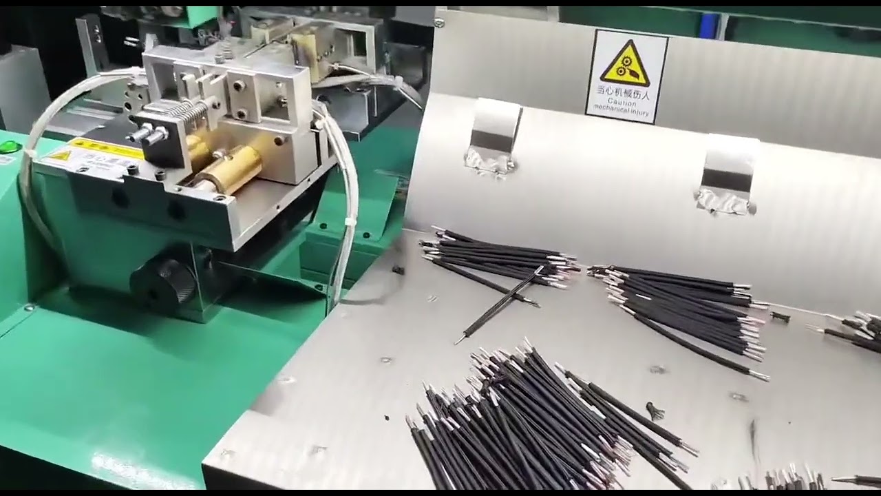 Máy Cắt Dây Tốc Độ Cao, Bóc Vỏ Nhiệt Dây Bện - Video Thực Tế Sản Xuất