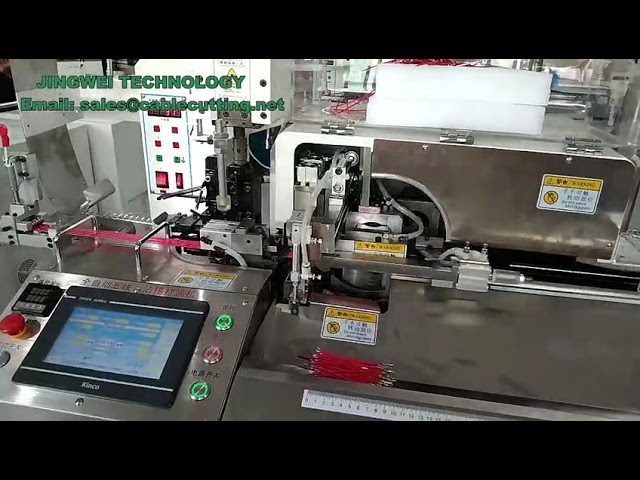 Máy tuốt dây, bấm đầu cốt và nhúng chống oxy hóa tự động 5 dây DZ-05 (AWG #32-16, 110V/220V)
