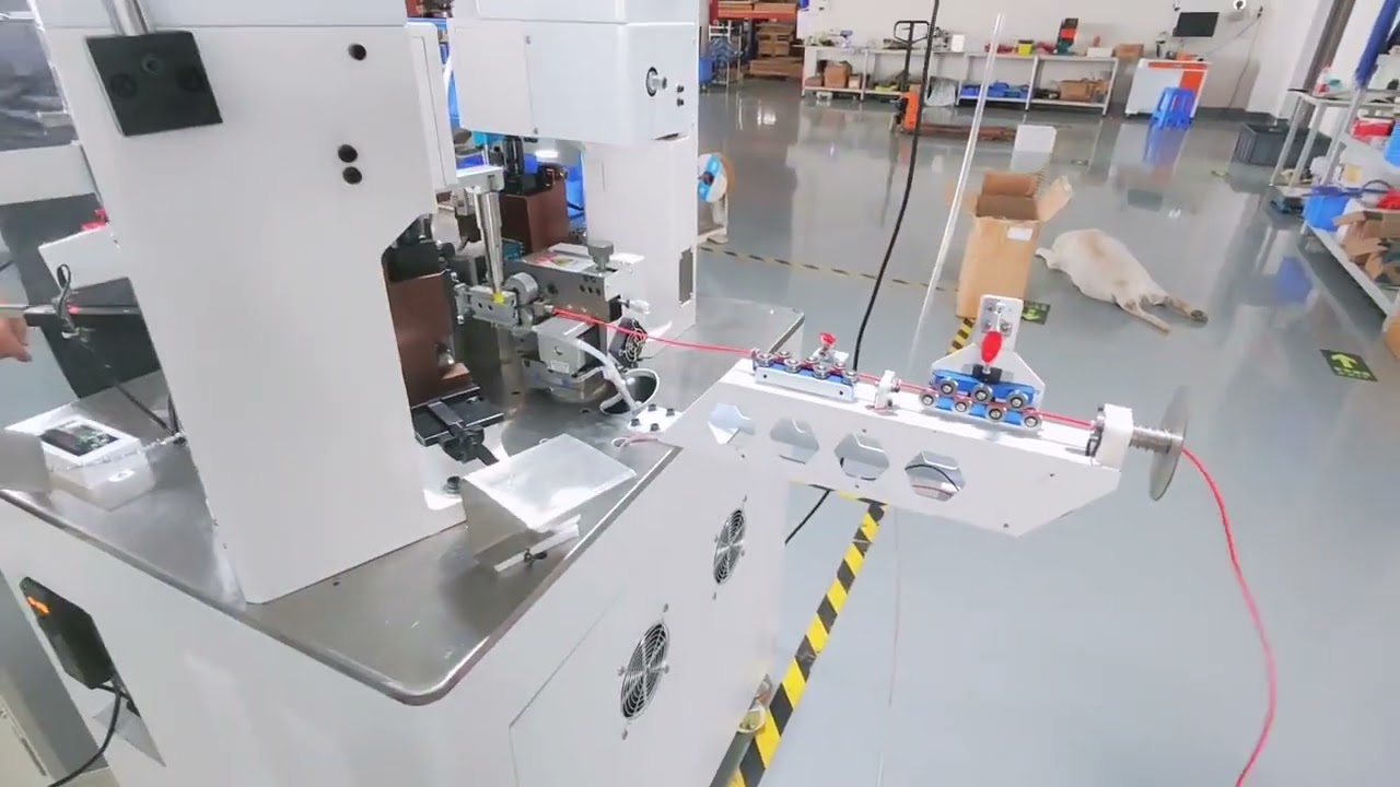 Máy ép đầu cốt hai đầu tự động, lắp vỏ nhựa một đầu – Giải pháp tối ưu cho thiết bị gia dụng