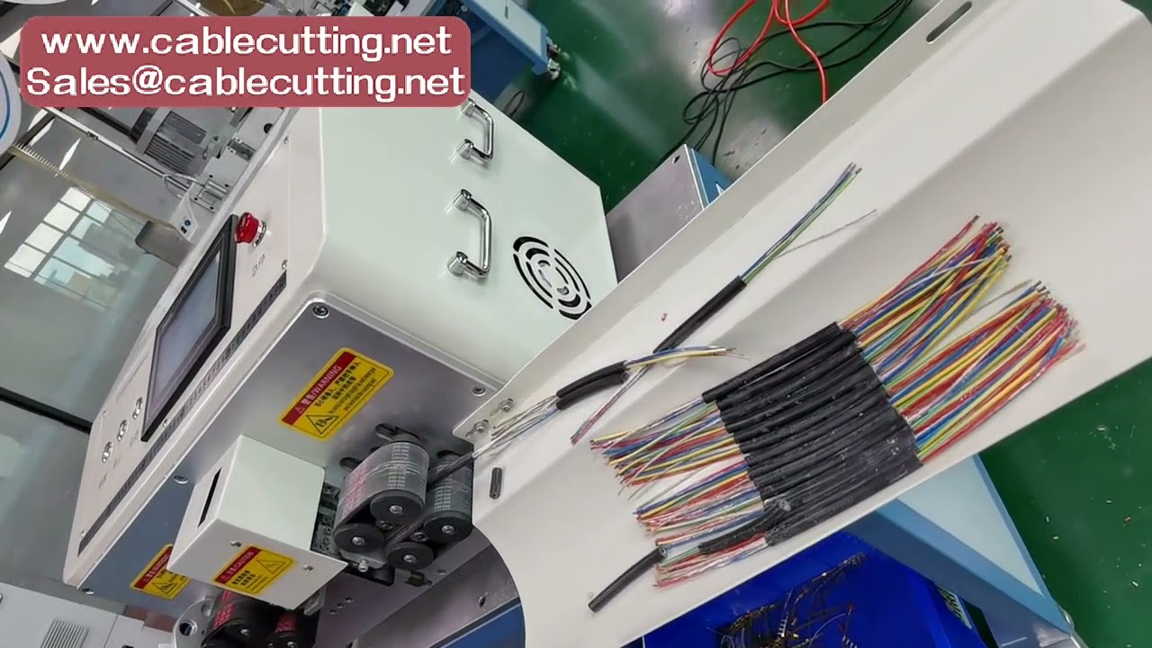 Máy Tuốt Dây Tự Động 870NW - 12 Bánh Xe Dẫn Động, Màn Hình Cảm Ứng 7 Inch, Cắt và Bóc Vỏ Chính Xác