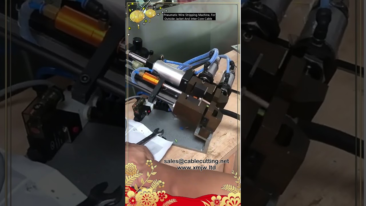 Máy Tuốt Dây Khí Nén Chuyên Dụng - Bóc Vỏ Cáp Ngoài Và Lõi Trong Hiệu Quả
