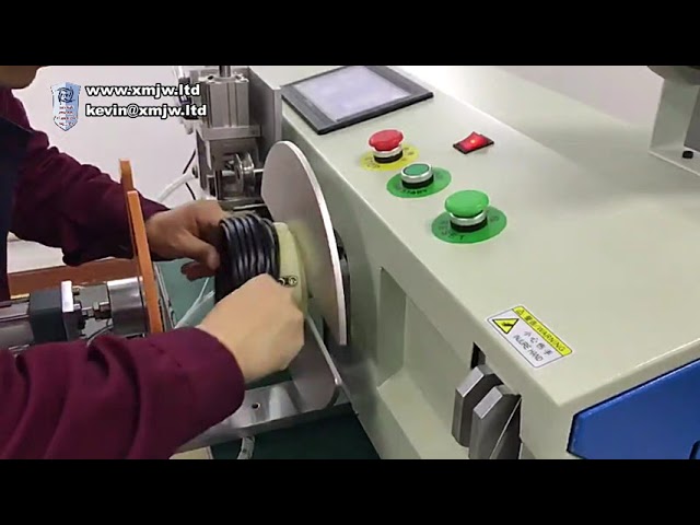 Máy sản xuất dây cột nhựa tự động | Máy buộc dây, quấn cuộn dây tự động