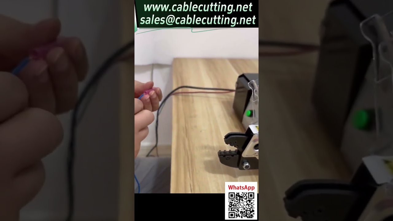 Máy Ép Đầu Cốt Điện Tự Động | Hướng Dẫn Ép Đầu Cốt Ống Co Nhiệt