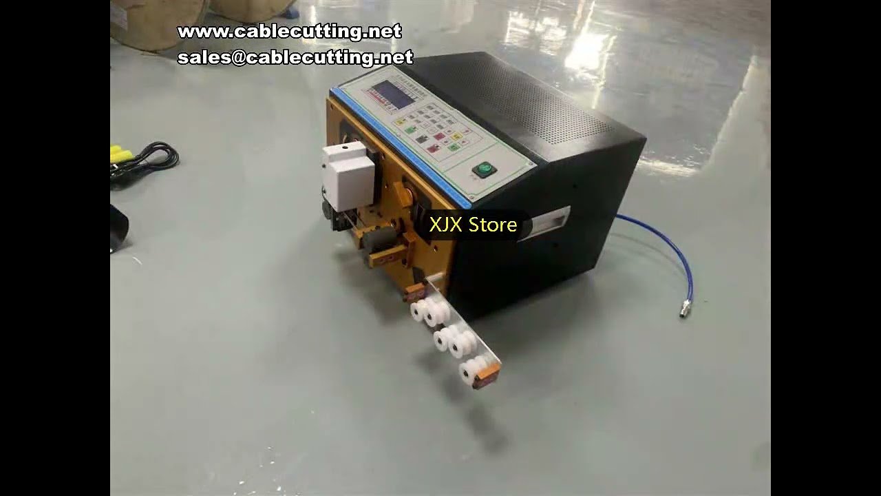 Máy Tuốt và Cắt Dây Điện Tự Động 400W - Dải Cáp 0.3-4.0mm² Điều Chỉnh Linh Hoạt