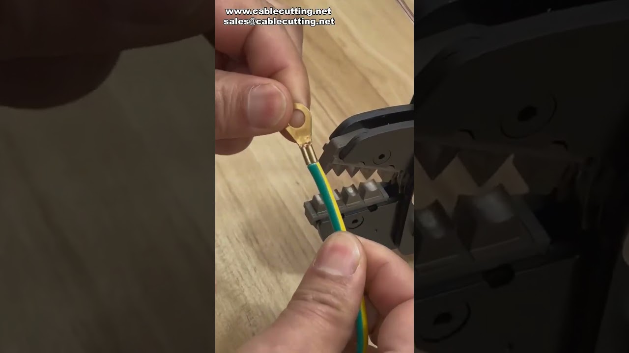 Kiểm tra bấm đầu cốt mở 4 mm² - Kết quả xuất sắc từ máy bấm cáp công nghiệp