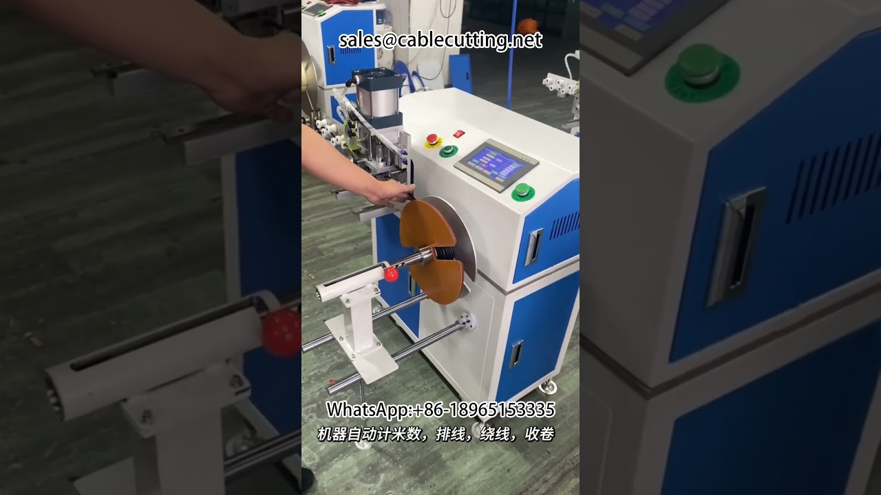 Máy Cuộn Dây Chính Xác | Máy Đếm Mét Cuộn Dây | Máy Quấn Dây Cáp Điện Tự Động