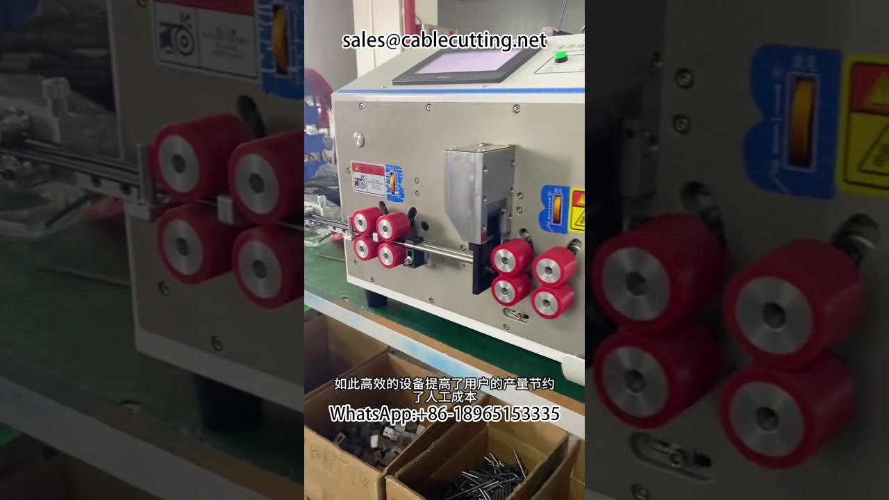 Máy cắt và tuốt dây công suất cao – Cắt tuốt cáp mạng Cat6 đôi chính xác