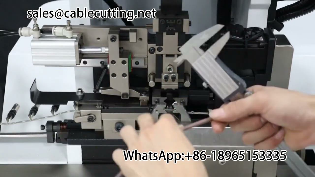 Máy tuốt dây và đánh đầu tích hợp Servo toàn phần | Máy tuốt dây ô tô | Thiết bị dây cáp ô tô