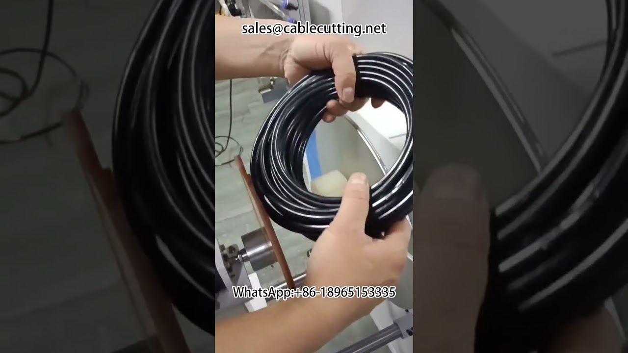 Máy tự động đếm, phân loại, cắt và cuộn ống tưới nhỏ giọt – Giải pháp tối ưu cho dây chuyền sản xuất