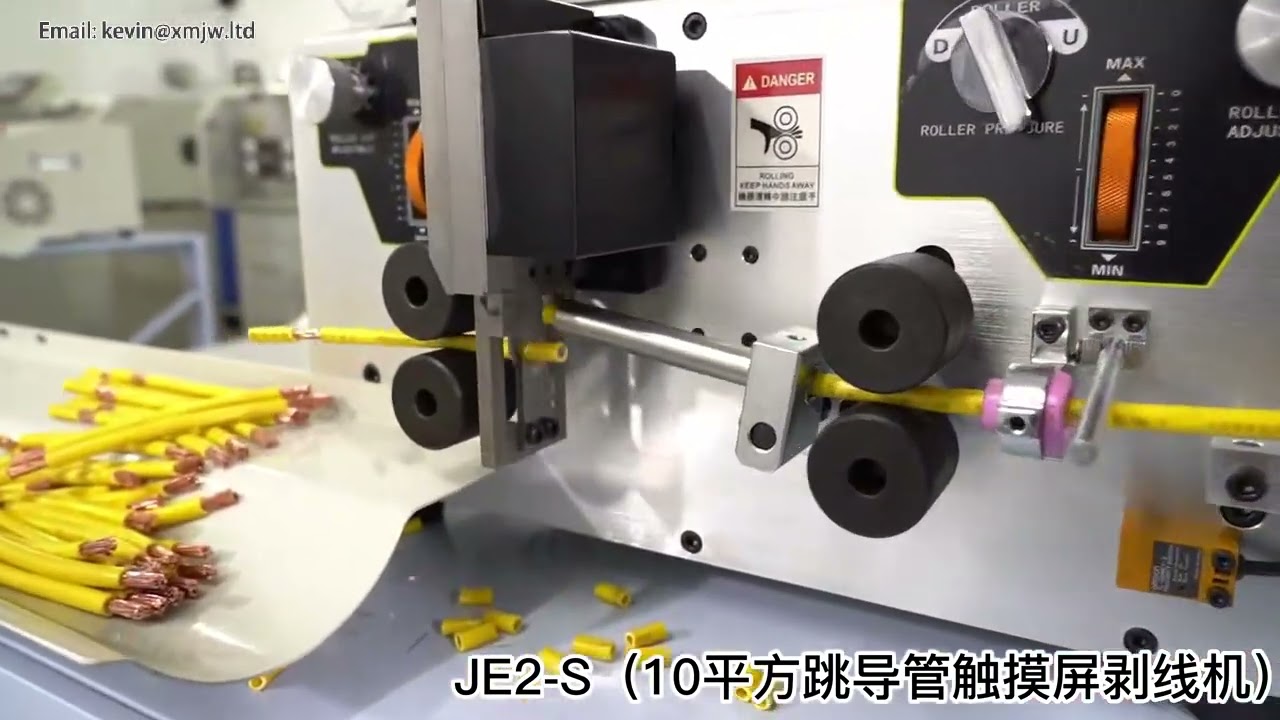0 1 10mm2 SWT508 JE2 Touch Screen Wire Stripping Machine AWG8 AWG28 Cable Cutter Stripper Kit BV Sin
