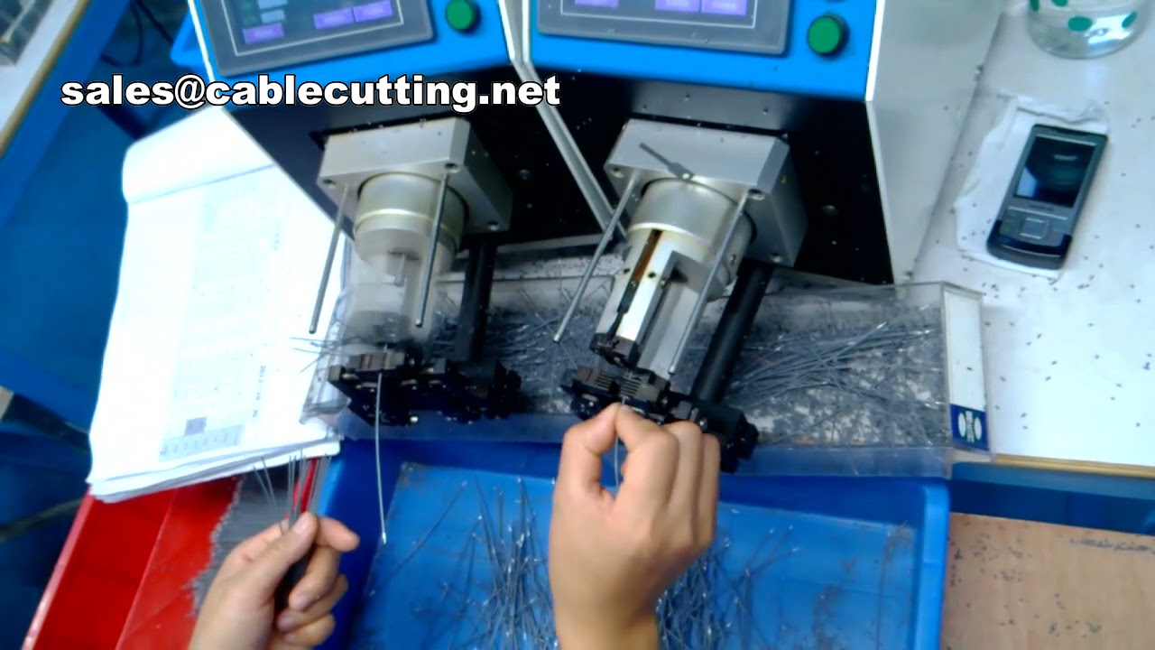 Máy tuốt dây cáp đồng trục tự động - Máy bóc vỏ cáp quay chuyên nghiệp