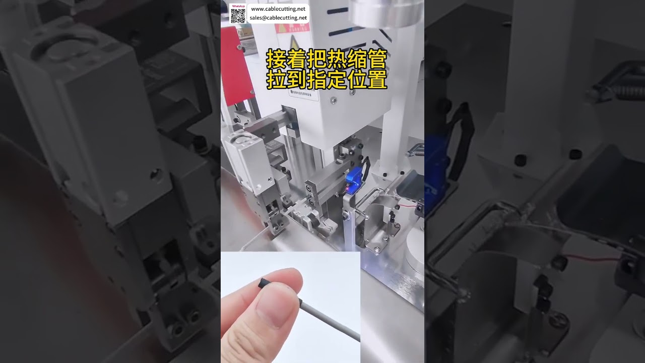 Máy Ép Đầu Cáp Đôi Đầu Kết Hợp Luồn Ống Co Nhiệt Một Đầu Cho Dây Điện Ô Tô