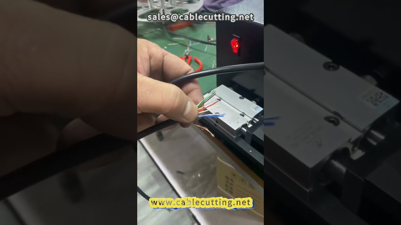 Máy vuốt thẳng dây cáp mạng 104 | Ép đầu RJ45 tự động | Dây mạng