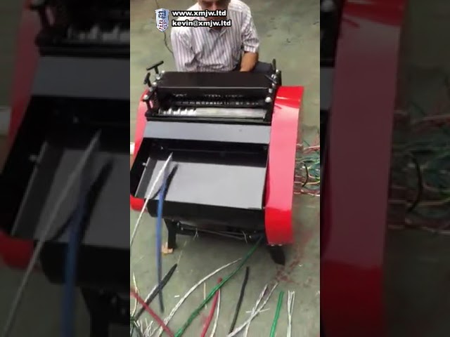 Máy bóc vỏ và tái chế dây cáp đồng phế liệu - Thiết bị xử lý cáp đã qua sử dụng cho máy tuốt dây