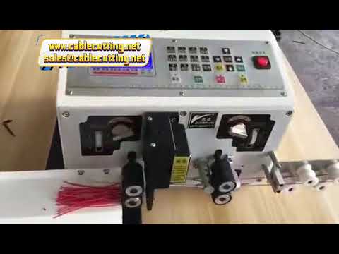 Máy cắt và tuốt dây cáp dẹt lõi đơn/đôi - Tự động hóa chính xác cao