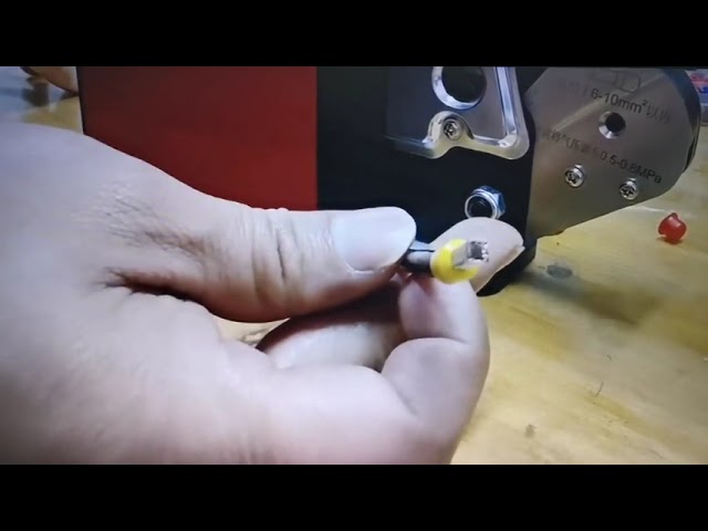 Máy ép đầu cốt dạng ống khí nén T6-4 - Tự động hóa dây chuyền sản xuất