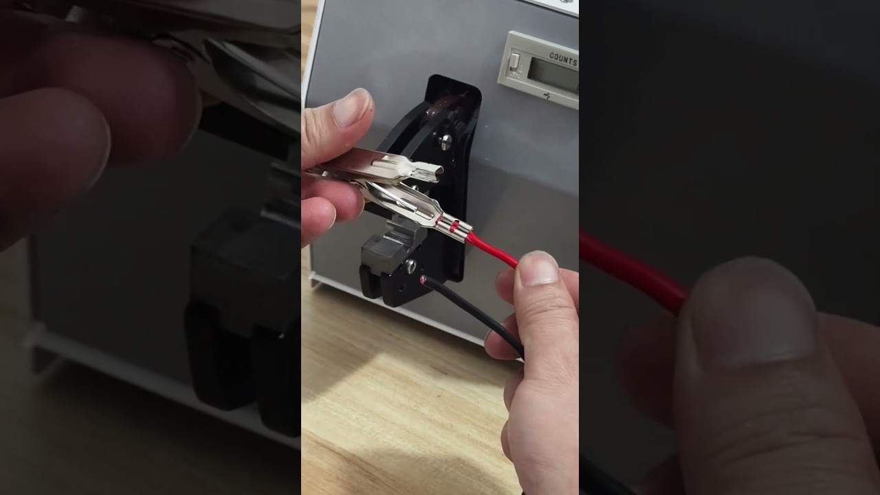 Máy ép đầu cos điện tự động cho kẹp cá sấu – Công cụ tối ưu cho nhà máy #máyép #kẹpcásấu