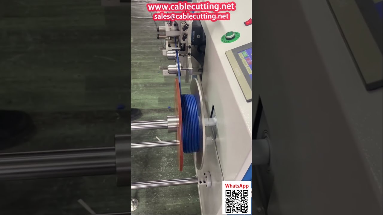 Máy đa năng đếm, căn chỉnh, cuộn và cắt dây điện BV gia dụng – Tự động hóa sản xuất hiệu quả