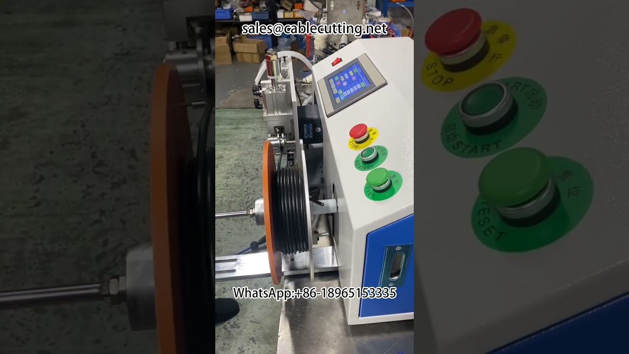 Máy tự động đếm mét, cắt, cuộn và quấn lại chính xác - Tối ưu hóa sản xuất dây cáp