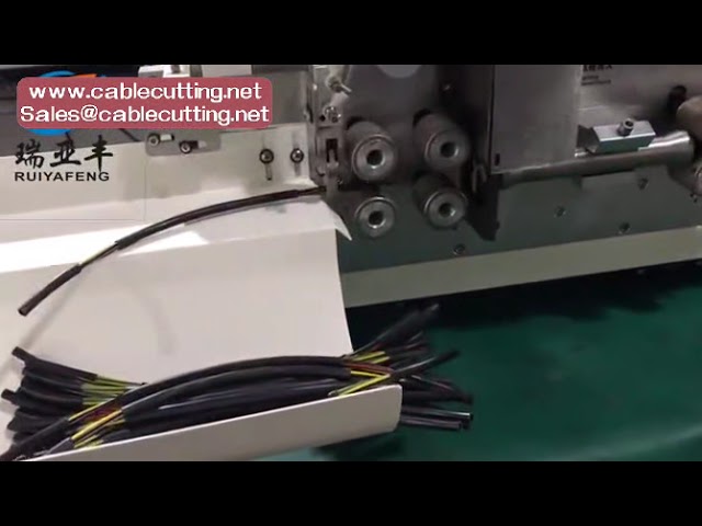 Máy cắt và tuốt vỏ cáp dẹt tự động - Dây chuyền bóc vỏ dây cáp chuyên nghiệp