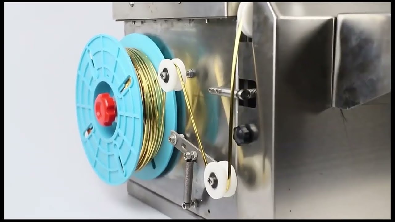 Máy Buộc Dây Xoắn Tự Động Chạy Điện - Tối Ưu Đóng Gói Bánh Kẹo, Bánh Mì, Thực Phẩm