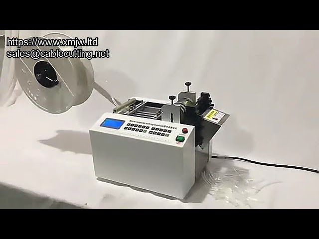 Máy Cắt Ống Co Nhiệt Tự Động Có Màn Hình Điện Tử - Chính Xác Cao Cho Dây Cáp