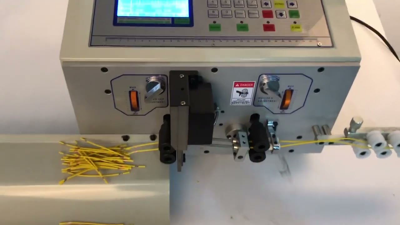 Máy Cắt Tước Dây Cáp Tự Động Màn Hình Cảm Ứng Cho Dây Đơn/Đôi 0.1-6m