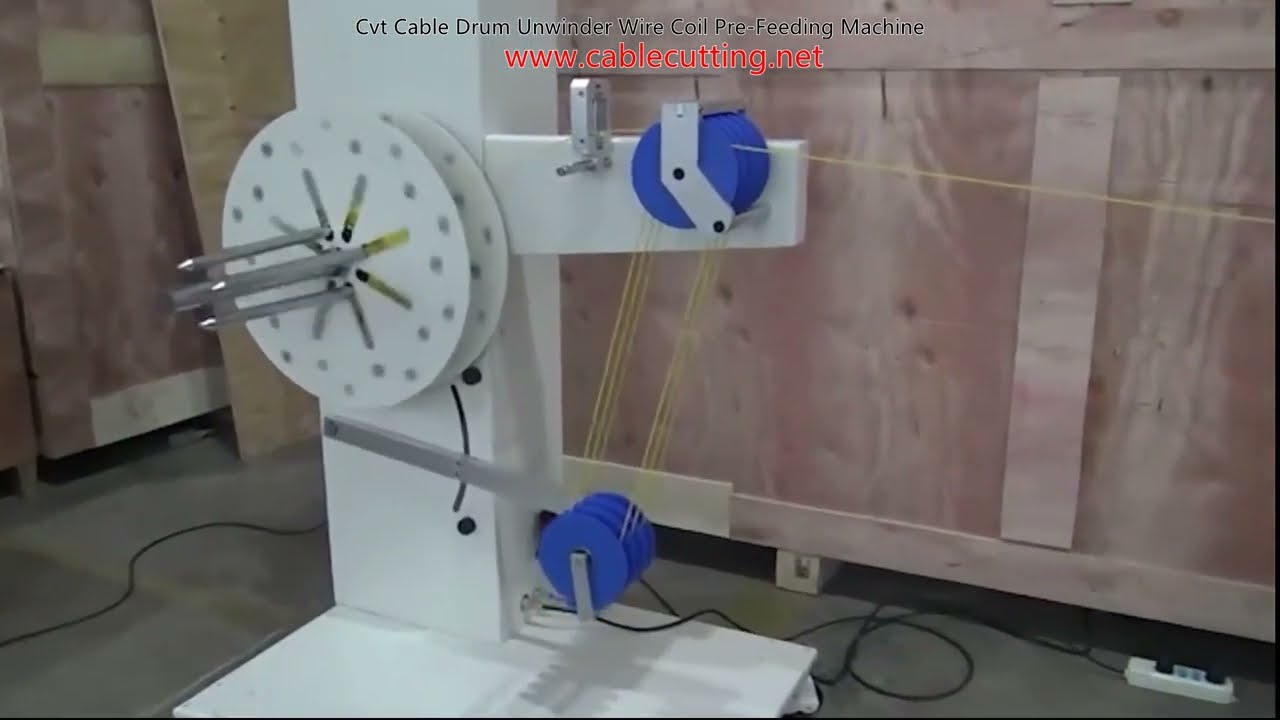 Máy Tháo Cuộn Cáp CVT - Máy Cấp Liệu Cuộn Dây Tự Động