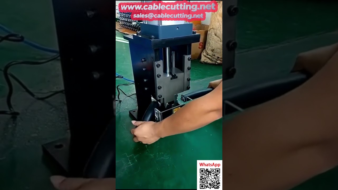 Máy cắt cáp 300 mm² chuyên nghiệp - Hiệu suất cao cho dây chuyền sản xuất