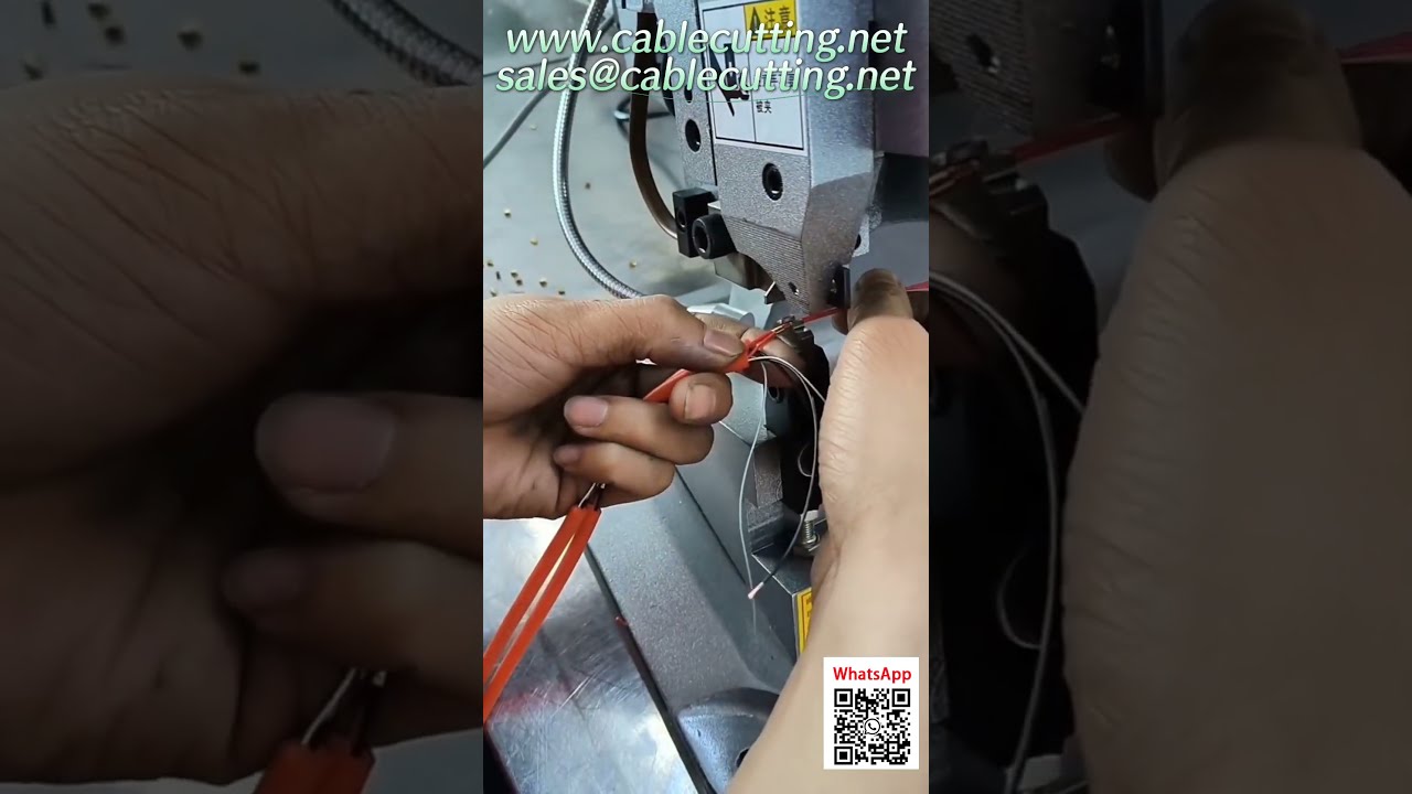 Máy xử lý cáp dữ liệu tự động 3 trong 1 – Bóc vỏ giữa, ép đầu nối đồng, kiểm tra liên tục chính xác