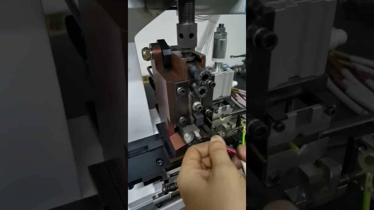 Máy ép đầu cốt dải liên tục thẳng - Video thực tế #nhàmáy #máymóc #dụngcụ