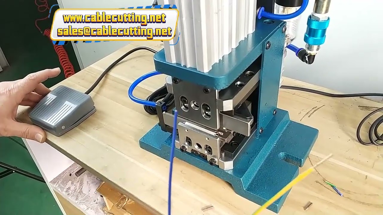 4FN Máy Tuốt Dây Điện Tự Động | Máy Bóc Vỏ Cáp Xoắn Khí Nén Hiệu Suất Cao
