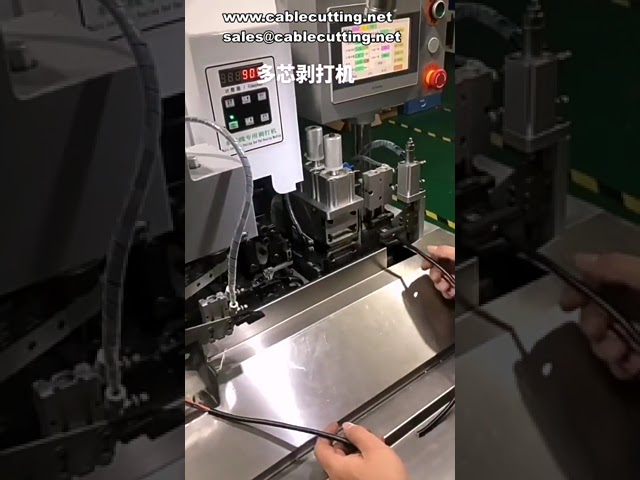 Máy tuốt dây và bấm đầu cốt tự động - Dây điện đa lõi, hiệu suất cao