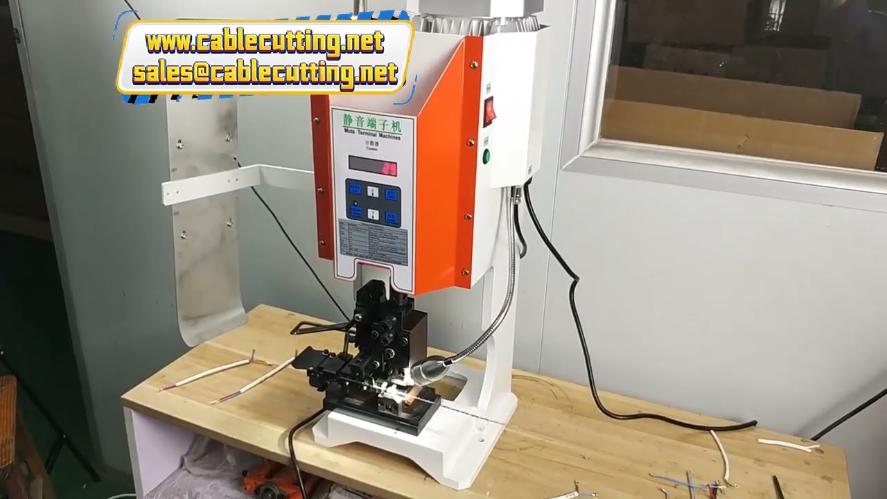 Máy Ép Đầu Cốt Khí Nén 3T | Thiết Bị Ép Dây Tự Động Dạng Cấp Bên/Đầu Ống Nối OTP