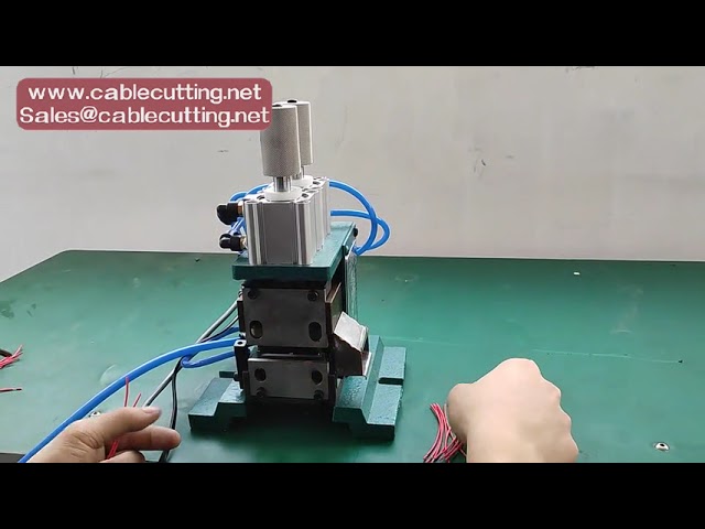 Máy tuốt dây cáp khí nén thủ công - Thiết bị sản xuất cáp chuyên nghiệp, dụng cụ bóc vỏ dây chính xác
