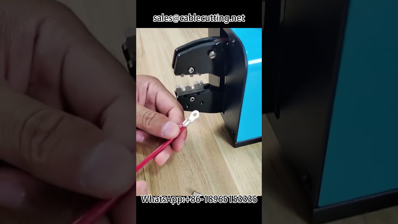 Máy ép đầu cos điện cho dây có đường kính phi tiêu chuẩn