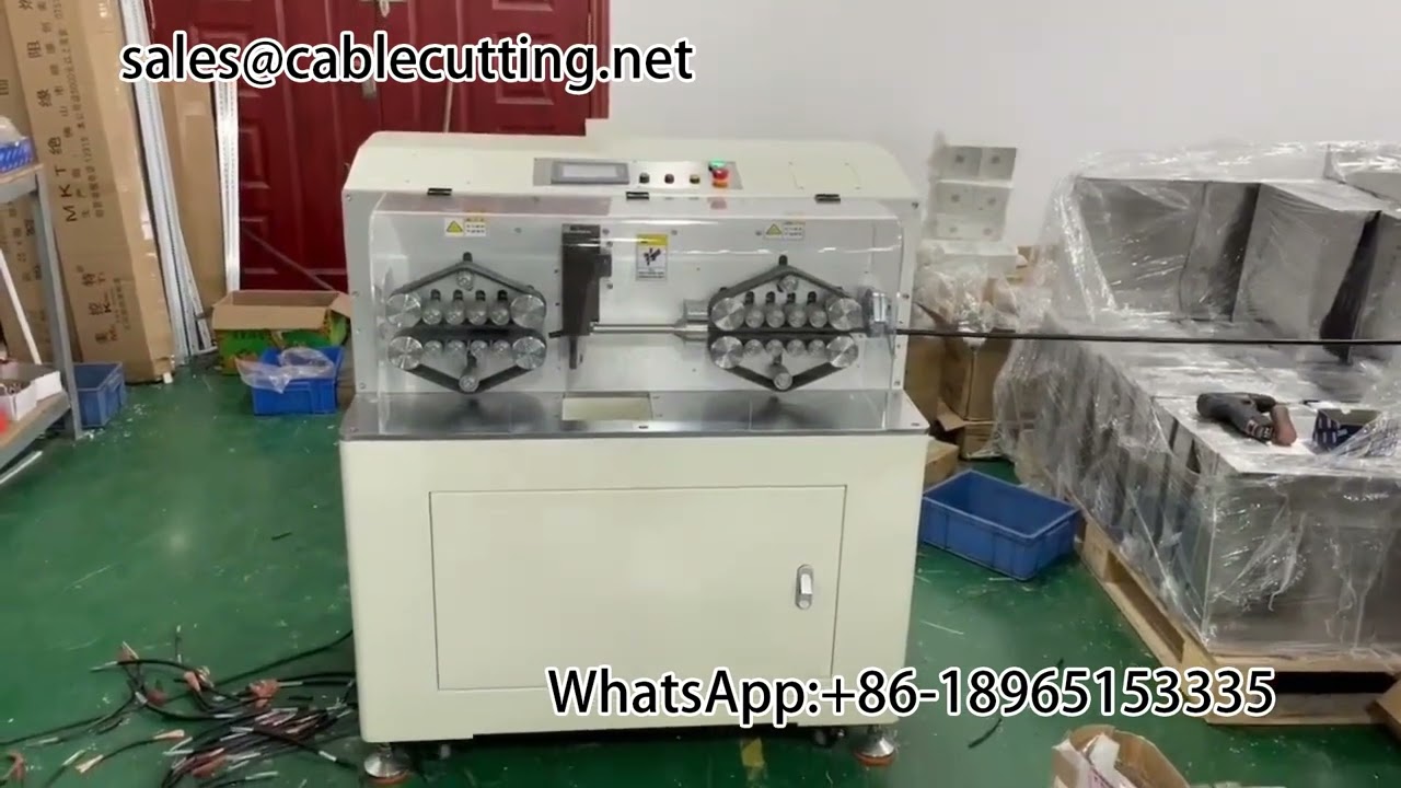 Máy tuốt dây cáp vuông cỡ lớn – Thiết bị tự động hóa chuyên nghiệp #automation