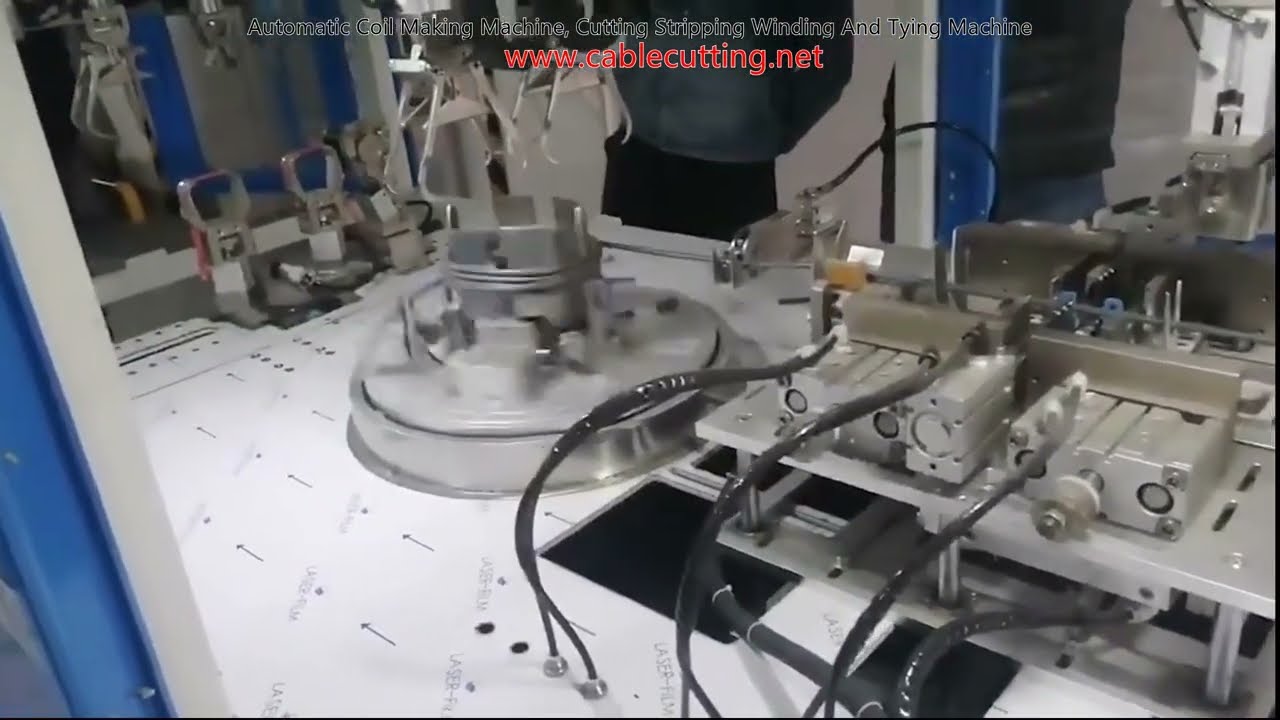 Máy Tự Động Cuộn Dây, Cắt Tước Vỏ, Quấn Và Buộc Dây